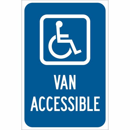 Brady Parking Sign, 18"H, 24"W, Aluminum, 141839 141839